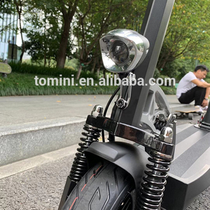 <span class=keywords><strong>TOMINI</strong></span>-patinete eléctrico de doble suspensión para adultos, scooter de rueda ancha y grande, 1000w, con asiento - Product Image 5