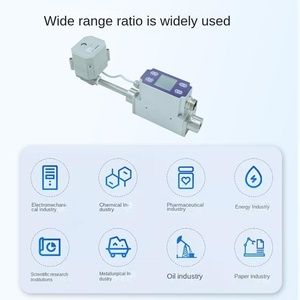熱式ガス流量計 電動ボールバルブキット 質量流量制御 MFC 大流量 窒素 酸素 OEM ABS素材 300-2000L/MIN - Product Image 2