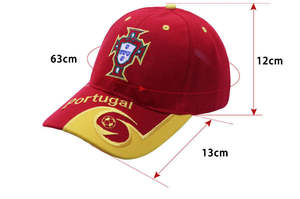 Qatar <span class=keywords><strong>WC</strong></span> Souvenir Brésil Espagne Portugal France Argentine Parasol Équipe Nationale Chapeaux Brodés - Product Image 2
