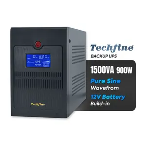 Factory Direct 1500VA 1.5KVA UPS No Break Back Up Power Line Interactive UPS Office Use Smart UPS 1500va