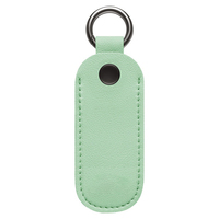 Étui en cuir de qualité supérieure, mini pochette de rangement pour clé USB, porte-clés, organisateur portable pour clé USB, porte-clés et petits accessoires