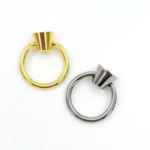 Tiradores de gabinete de puerta redonda de zamak de metal de estilo moderno Wejoy para muebles - Product Image 2