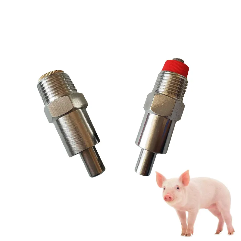 Tétine automatique en acier inoxydable, abreuvoir à tétons d'animaux pour les cochons LMP-02