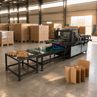 Machine automatique de haute qualité pour la découpe, le séchage et l'assemblage de carton ondulé avec diviseurs