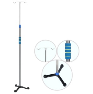 Support de perfusion mobile sur pied en acier inoxydable de haute qualité pour hôpital - Product Image 6