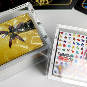 بطاقة ألعاب قابلة للتكديس واضحة مخصصة TCG b SPC UPC مع علب معززة من الأكريليك - Product Image 2