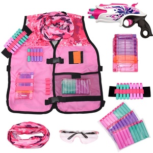 Kit de <span class=keywords><strong>gilet</strong></span> <span class=keywords><strong>tactique</strong></span> pour filles, avec <span class=keywords><strong>gilet</strong></span> pour pistolet, recharge Darts, pinces de recharge, bandeau de poignet, bandana <span class=keywords><strong>tactique</strong></span>, lunettes de protection, - Product Image 1