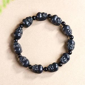Bracelets en jade naturel de Hotan, bijoux de mode pour hommes et femmes, design original SL85 - Product Image 1