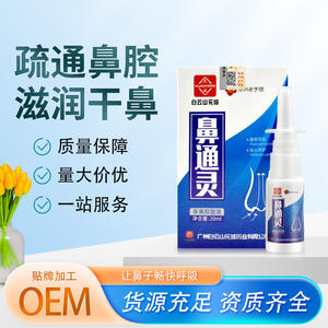 Baiyunshan 20ml hierbas xanthium <span class=keywords><strong>gotas</strong></span> antibacterianas aerosol <span class=keywords><strong>nasal</strong></span> para la congestión picazón en la nariz alivio estornudos solución Dropshipping - Product Image 5