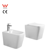 Ensemble WC et bidet mural en céramique pour salle de bain, vente en gros à prix réduit