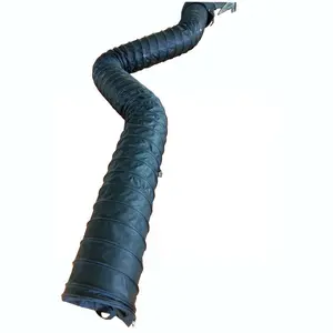 Venta caliente Conducto antiestático 20cm X 5M Conducto reforzado conductor de una sola Correa con bolsa integral