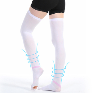 Calcetines de Compresión Graduada hasta el Muslo, con Tubo Largo y Cinturón Anti-Trombosis - Product Image 5