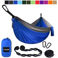 Nouveau hamac pliable en nylon durable et réglable pour le camping en plein air, avec moustiquaire intégrée