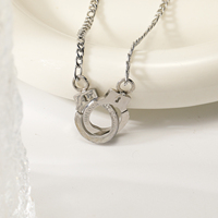 Collier Manchette Simple en Acier Inoxydable Plaqué Or 18 carats Tendance pour Hommes et Femmes – Chaîne de Cou Haut de Gamme pour Couples Emotionnels