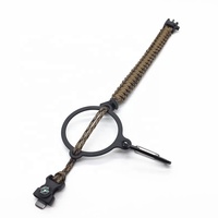 Paracord-Griffhalter für 12-64 oz Weithalsflaschen mit Feuerstarter-Funktion