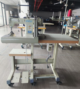 QS-928D-PS DIRECT DRIVE THREE NEEDLES FEED OFF the ARM MACHINE WITH <b>GEAR</b> <b>BOX</b> for JEANS - Product Image 3