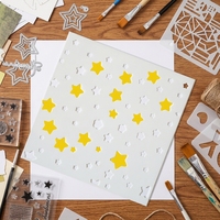 Fournitures de scrapbooking, fabrication de cartes, pochoir en plastique, DIY personnalisé