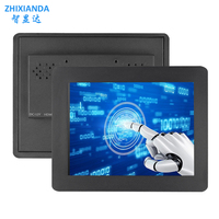 Écran tactile capacitif/résistif mural pour PC embarqué, 9,7/10 pouces, IPS 1024*768 4:3, écran LCD VGA, pas cher