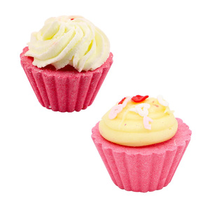 Bola de sal de baño de explosión de burbujas múltiples, diseño de Cupcake novedoso para cumpleaños relajante, OEM disponible para niños - Product Image 4