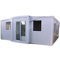 Maison en conteneur extensible Construction intelligente Kit de construction de cabines en bois Maisons en conteneur modernes