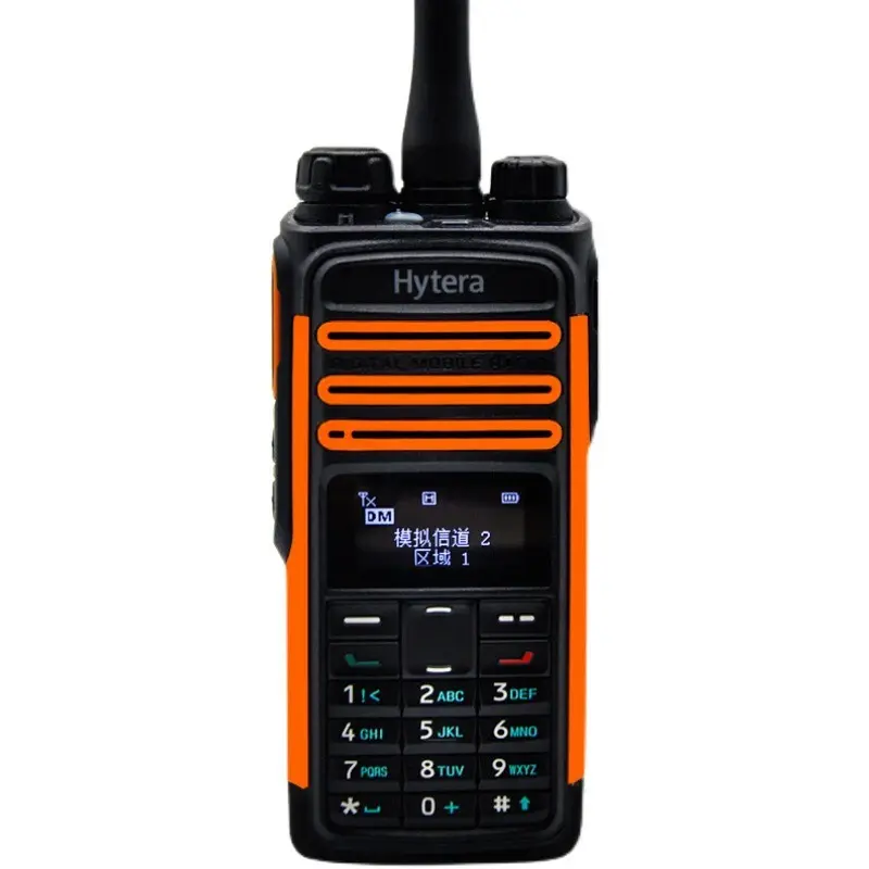 Suporte personalizado para rádio bidirecional HYT TD580 DMR, walkie-talkie digital, fonte de alimentação de posicionamento manual FM GPS de alta frequência de 5W
