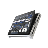 Console d'éclairage de scène DMX 512 1024 canaux, multicanal, IP20, avec flight case, idéale pour les mariages, les discothèques et les événements DJ