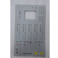 Pièce de machine d'impression SM102 CD 102 SM74, table de commande 10.116.3799, plaque avec film de panneau de microphone