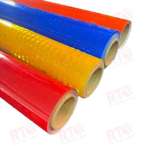 ورق فينيل عاكس عالي الوضوح بألوان متنوعة مقاوم للعوامل الجوية لإشارات السلامة المرورية، متوفر مباشرة من المصنع - Product Image 3