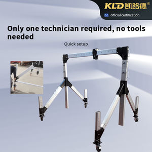 Grue à <span class=keywords><strong>portique</strong></span> de 2 tonnes <span class=keywords><strong>Portique</strong></span> rétractable segmentaire en aluminium Grue à <span class=keywords><strong>portique</strong></span> portable hautement réglable - Product Image 3