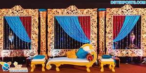 ฉากหลังงานแต่งงานสุดหรูทันสมัย แผงไฟเบอร์สีทองสำหรับตกแต่งงานแต่งงาน - Product Image 4