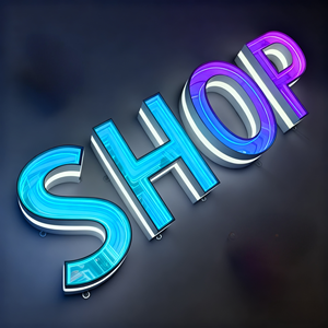 Enseigne LED personnalisée avec logo miroir infini et lettres lumineuses pour entreprises, salons, bars et <span class=keywords><strong>d</strong></span>écoration murale de piste de danse - Product Image 4