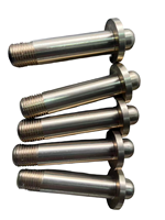 Tiges de moteur en acier inoxydable 304/316 usinées CNC sur mesure pour équipements industriels, usinage par électroérosion à fil et brochage pour services d'usinage