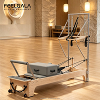 Pilates en bois d'érable robuste et durable, portable, multifonctionnel, pour la rééducation, la formation, le yoga, la gym, personnalisé pour un usage domestique
