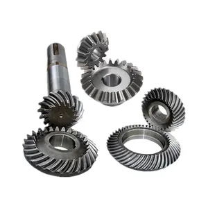 Small Tractor Crown Wheel And Pinion Gear Forged Spiral Bevel Gear For Sale