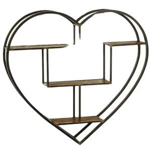 2025, superventas, estante de pared flotante con forma de corazón personalizado moderno, estante de madera decorativo contemporáneo para el hogar para dormitorio y sala de estar - Product Image 4