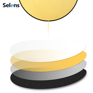 Selens 5 en 1 SLR4-5in1H_60cm Portable Cercle Réflecteur Rond avec Poignée <span class=keywords><strong>pour</strong></span> Photographie <span class=keywords><strong>Photo</strong></span> Studio Éclairage Extérieur - Product Image 4