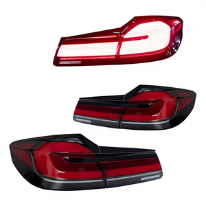 New for 5 Series G30/G38 2018-2020 Rear Clear Lens Full LED Taillights <b>Plug</b> & Play Retrofit Upgrade 6000K 36W <b>12V</b> - Product Image 4