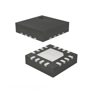 PI5USB2546AQZHEX En Stock 16 WFQFN Exposed Pad USB SLEEP CHARGE,W QFN3030 16, T& Components Gestión de Energía Electrónica (PMIC) - Product Image 1
