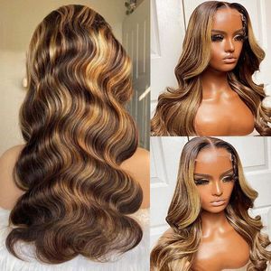 13x4 Deep Wave Blonde Highlight Lace Front <b>Wig</b> Vietnamese Human Hair Long Body Wave Frontal <b>Wig</b> - Product Image 5