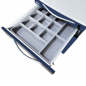 Mobili per Studi Dentistici Moderni, Armadietti Medici con Corpo in Acciaio Inox e Piano in Marmo - Product Image 6