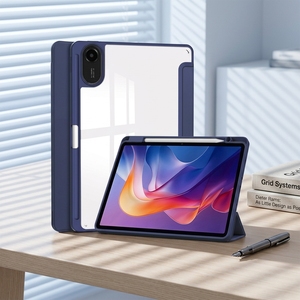 Étui de protection intelligent pliable en trois parties pour tablettes <span class=keywords><strong>Xiaomi</strong></span> Redmi <span class=keywords><strong>Pad</strong></span> 2 Pro 12,1 pouces avec fonction veille/réveil automatique et support stylet intégré - Product Image 6