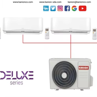 Aire Acondicionado Inverter 3D de Lujo R410A, Tipo Split sin Ductos Múltiple, Bomba de Calor de 60Hz, Combinación Libre para América del Norte