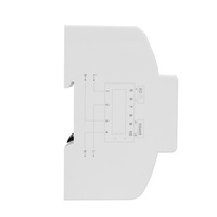 Medidor de Energía Monofásico con Pantalla LCD 5(80)A 230V AC DDS6619-015 Modbus RTU, Medidor de Potencia con Pantalla Retroiluminada para Riel DIN