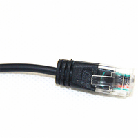 Vente en gros personnalisée 1.5 mètres RS232 série d-sub DB25 25pin mâle à femelle avec câble en Y séparateur RJ12 6P6C