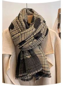 Écharpe en fausse fourrure de cachemire double face à motif cœur, nouvelle collection hiver 2026, vente en gros, personnalisation prise en charge - Product Image 6