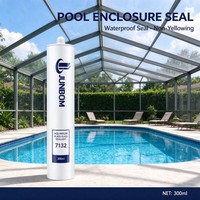 JUNBOM 7132 Mastic silicone acetoxy résistant à la chaleur, séchage rapide, étanche pour verre décoratif et aquariums – Fournisseur OEM en gros