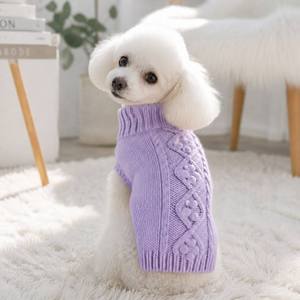 Flowers Knit Pet Cat Sweaters <strong>Sausage</strong> <strong>Dog</strong> <strong>Coats</strong> - Product Image 4