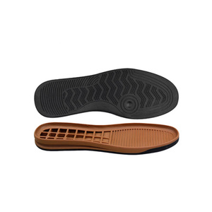 Semelle de chaussure pour homme robuste en PVC, antidérapante, résistante à l'eau, conçue pour un usage régulier, adhérence forte, maintien stable, longue durée - Product Image 1
