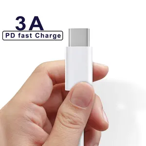 Simple alta calidad buen precio 3A 60W PD Cable de datos de carga rápida USB C a USB C tipo C Cable para iPhone 15 Android teléfono móvil