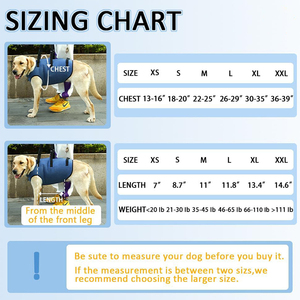 Arnés de elevación para perros y mascotas, eslinga de correa transpirable acolchada ajustable para ancianos, discapacitados, lesiones articulares, arnés de elevación para caminar para perros - Product Image 2